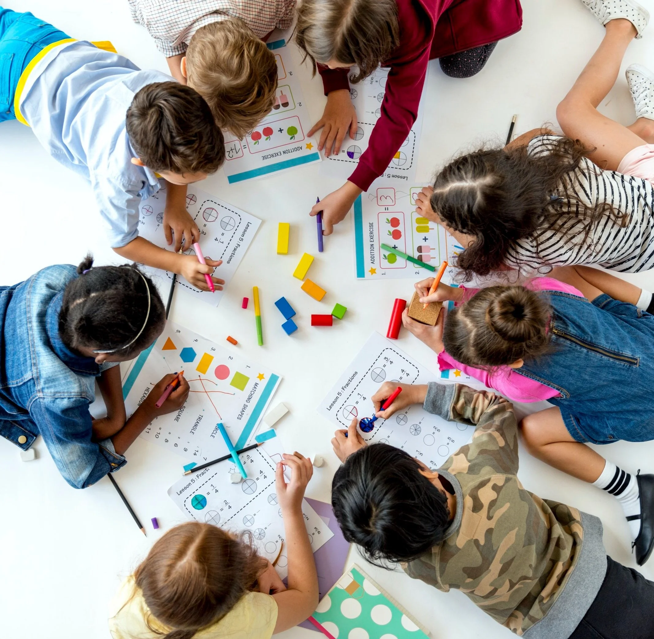 Children in a therapy session at Shifa Health Clinic